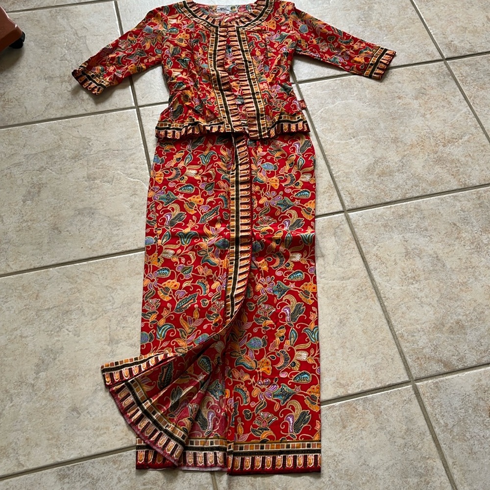 jimco batik Singapore airlines dress 00